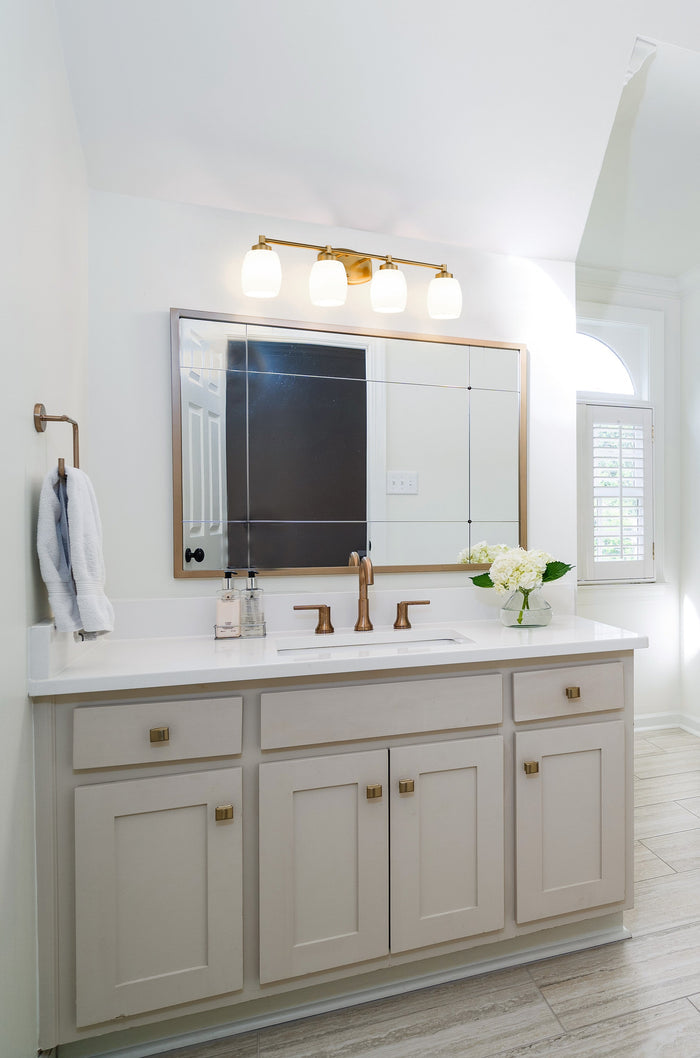 Vanity Z-Lite 745-4V-LG Luxe Gold Kendrick 4 Light Vanity Z-Lite