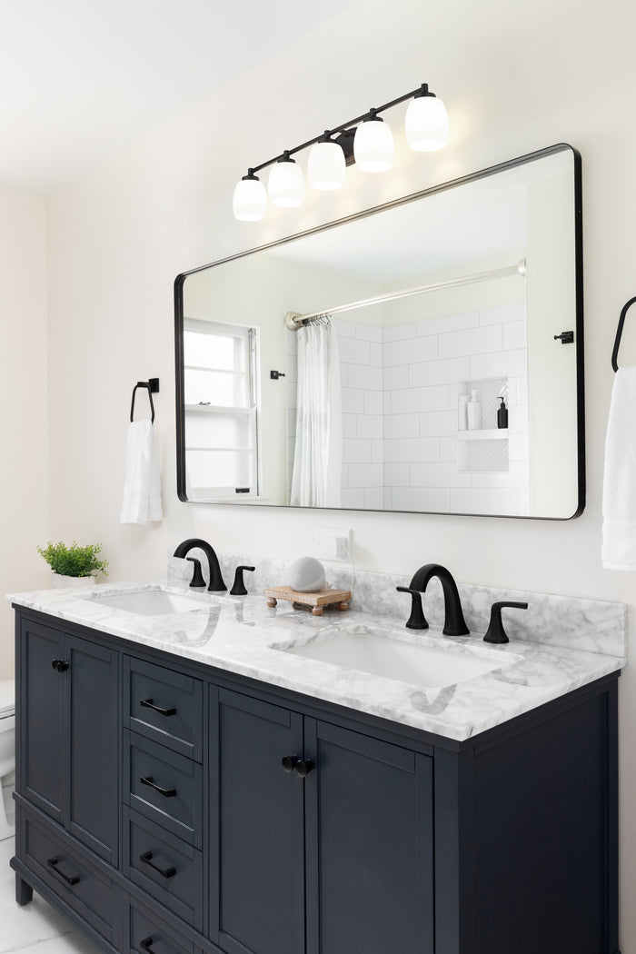 Vanity Z-Lite 745-5V-MB Matte Black Kendrick 5 Light Vanity Z-Lite