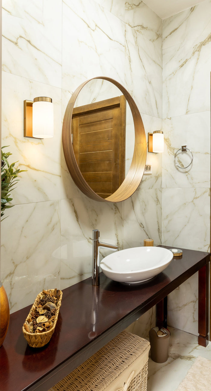 Wall Sconce Z-Lite 746-1S-LG Luxe Gold Burk 1 Light Wall Sconce Z-Lite