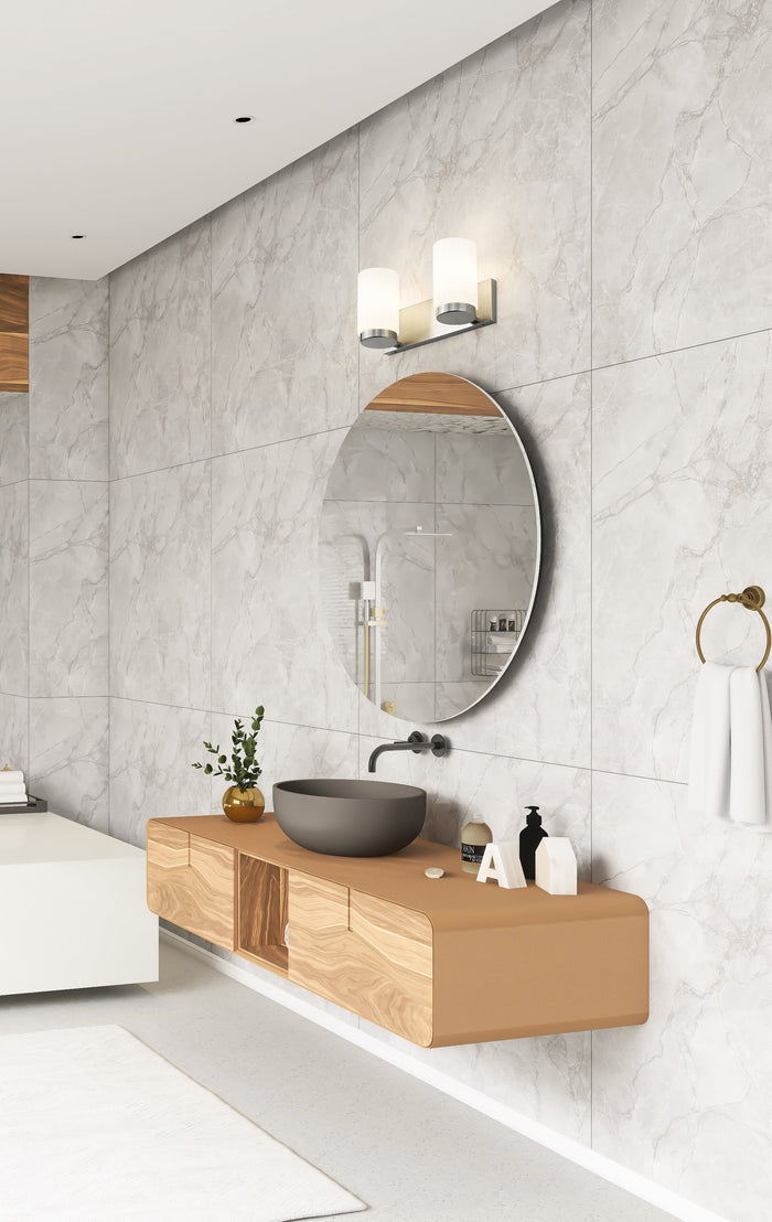 Vanity Z-Lite 746-2V-BN Brushed Nickel Burk 2 Light Vanity Z-Lite
