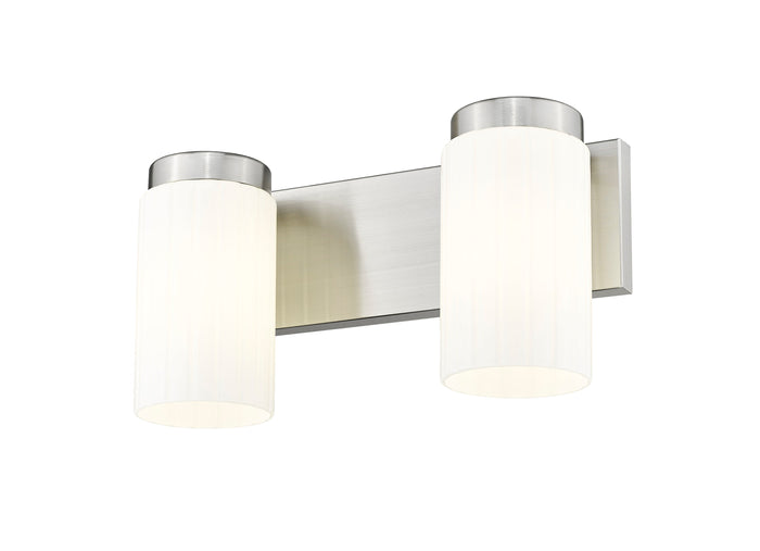 Vanity Z-Lite 746-2V-BN Brushed Nickel Burk 2 Light Vanity Z-Lite