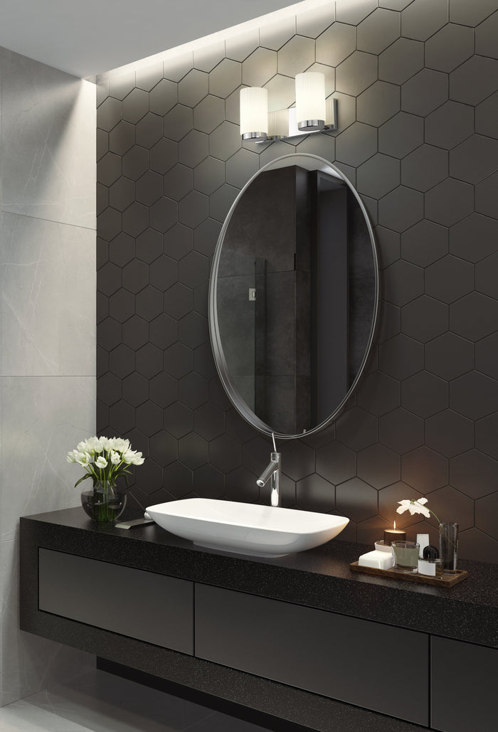 Vanity Z-Lite 746-2V-CH Chrome Burk 2 Light Vanity Z-Lite