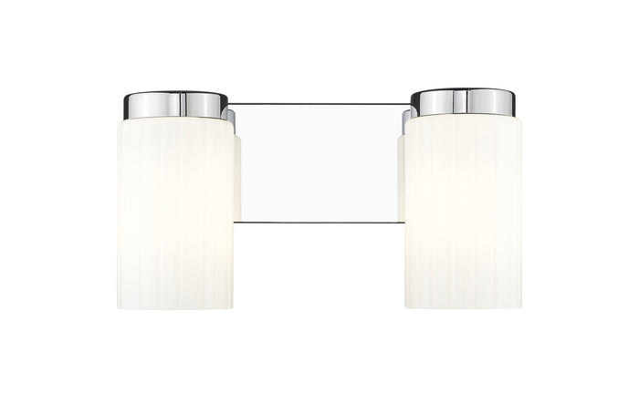 Vanity Z-Lite 746-2V-CH Chrome Burk 2 Light Vanity Z-Lite