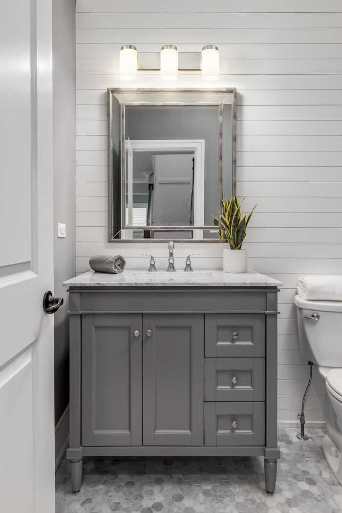 Vanity Z-Lite 746-3V-BN Brushed Nickel Burk 3 Light Vanity Z-Lite