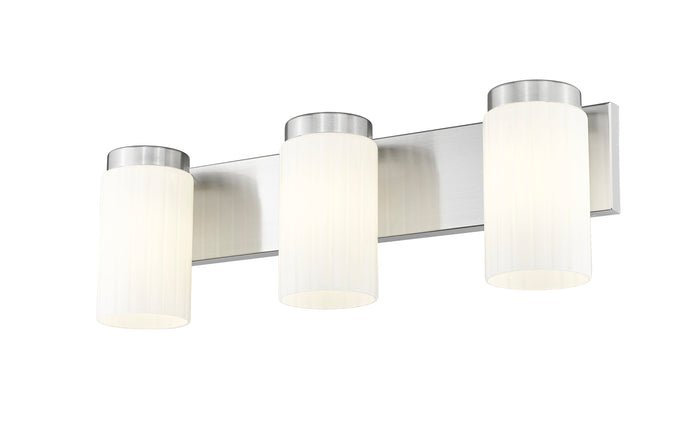 Vanity Z-Lite 746-3V-BN Brushed Nickel Burk 3 Light Vanity Z-Lite