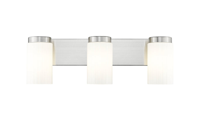 Vanity Z-Lite 746-3V-BN Brushed Nickel Burk 3 Light Vanity Z-Lite
