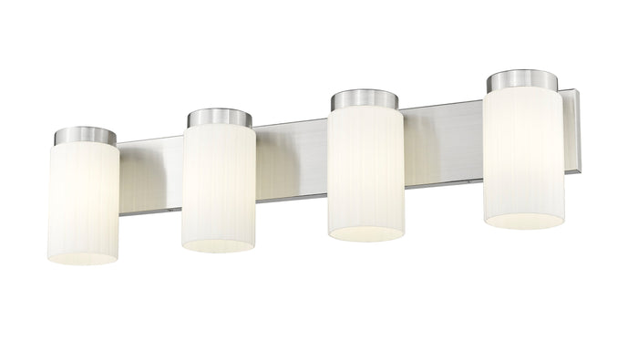 Vanity Z-Lite 746-4V-BN Brushed Nickel Burk 4 Light Vanity Z-Lite