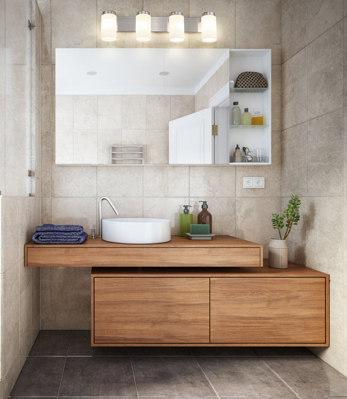 Vanity Z-Lite 746-4V-BN Brushed Nickel Burk 4 Light Vanity Z-Lite