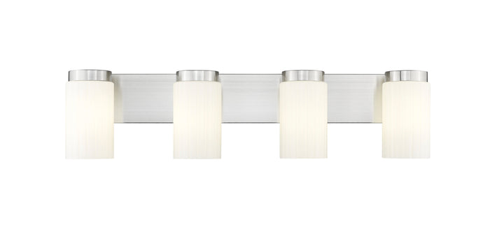 Vanity Z-Lite 746-4V-BN Brushed Nickel Burk 4 Light Vanity Z-Lite