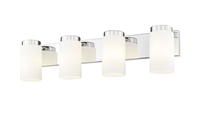 Vanity Z-Lite 746-4V-CH Chrome Burk 4 Light Vanity Z-Lite
