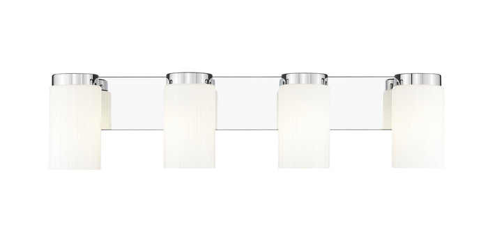 Vanity Z-Lite 746-4V-CH Chrome Burk 4 Light Vanity Z-Lite