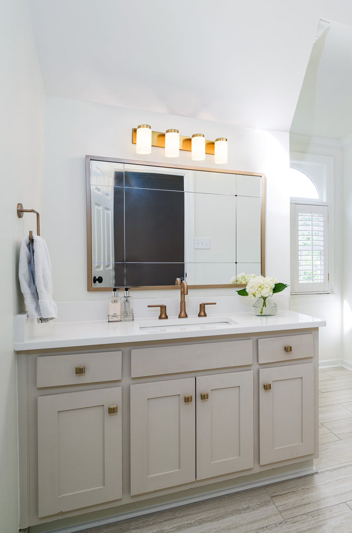Vanity Z-Lite 746-4V-LG Luxe Gold Burk 4 Light Vanity Z-Lite
