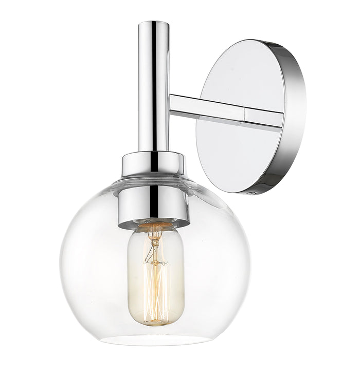Wall Sconce Z-Lite 7502-1S-CH Chrome Sutton 1 Light Wall Sconce Z-Lite