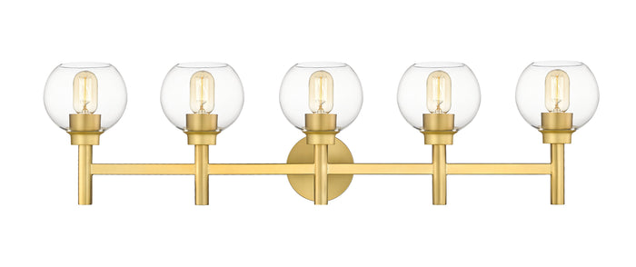 Vanity Z-Lite 7502-5V-BG Brushed Gold Sutton 5 Light Vanity Z-Lite
