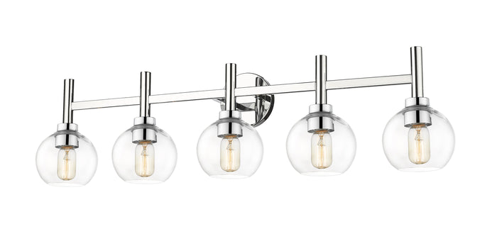 Vanity Z-Lite 7502-5V-CH Chrome Sutton 5 Light Vanity Z-Lite