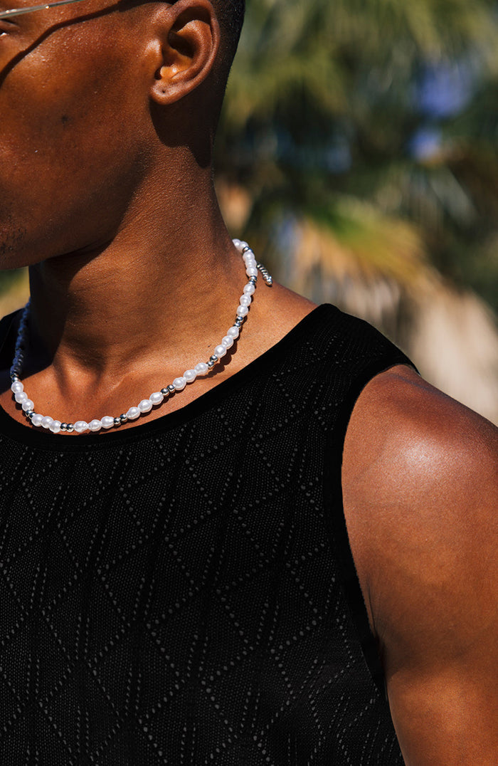 Zamas Pointelle Vest in Black