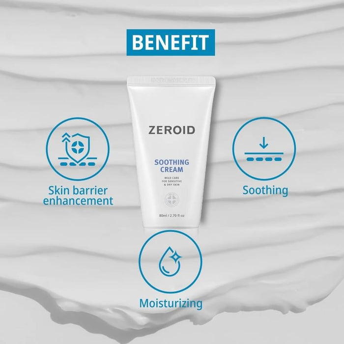 Zeroid Soothing Cream 80ml كريم زيرويد المهدئ - Princess Cosmetics Qatar