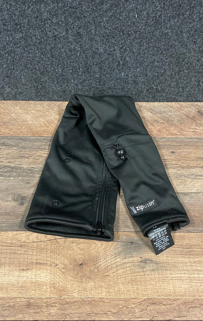 Zip Us In Black Maternity Jacket Expander Panel Baby Wearing Extender